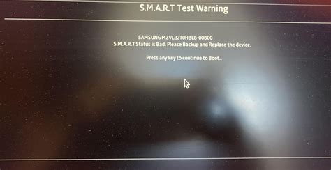 smart error on boot up